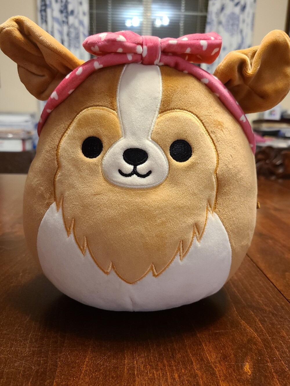 Squishmallows Andres the Sheltie Dog Valentines Day 2024 Plush 8"
